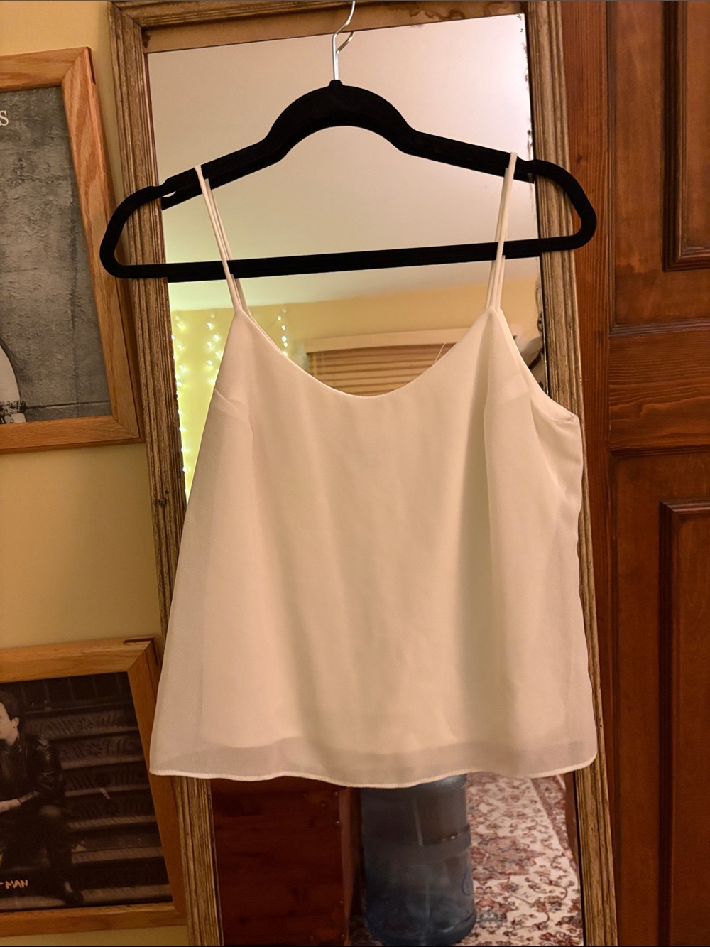 dressbarn White Spaghetti Strap Cami
